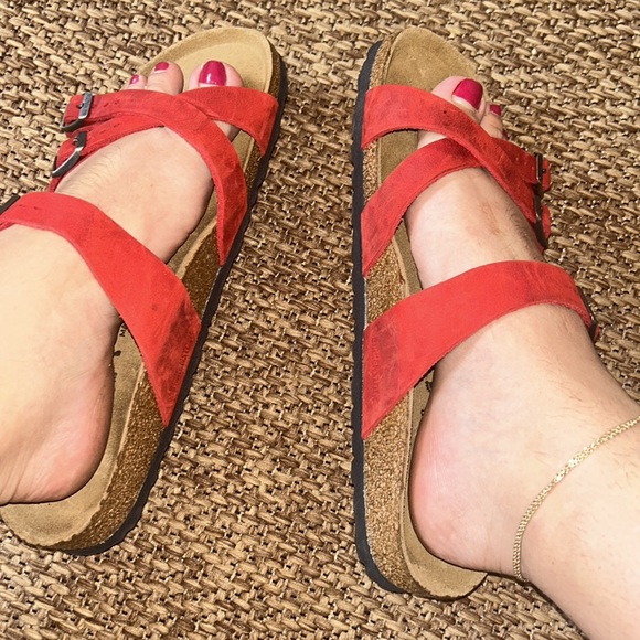 Birkenstock Red Sandals - Picture 2 of 7